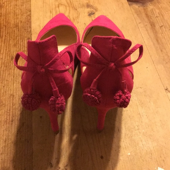Nine West pink Pom Pom melodee heels - Picture 4 of 8